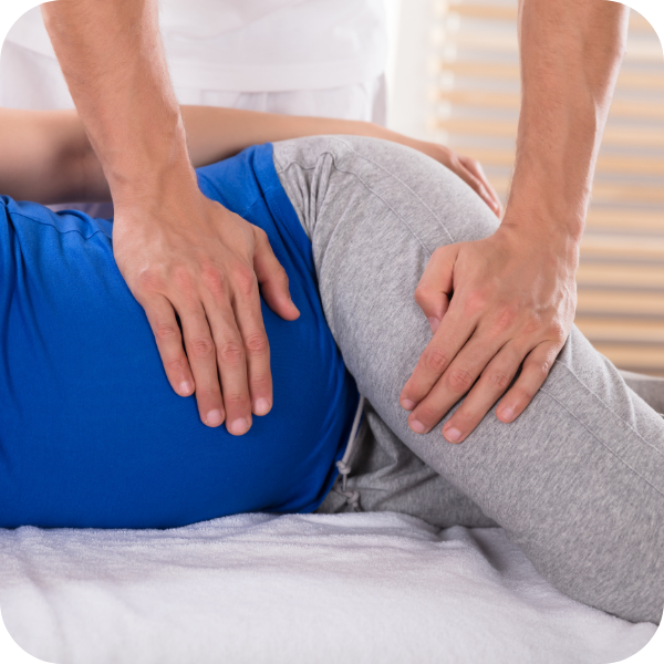 chiropractic hip adjustment for a pregnant woman 